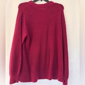 American Eagle Outfitters Maroon Sweater